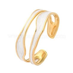 Браслеты из нержавеющей стали 304 с эмалью для женщин&nbsp;LS-BJEW-D306-04G