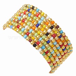 Стеклянные бусины бисерные браслеты эластичные&nbsp;BJEW-JB10958