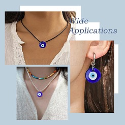 18 шт. 3 стиля подвески ручной работы в стиле лэмпворк от сглаза&nbsp;LAMP-CJ0002-74