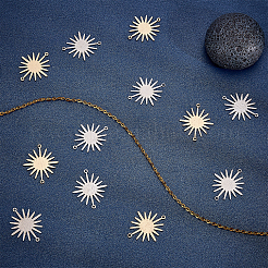 20 шт. 2-х цветные латунные соединительные звенья&nbsp;KK-SC0002-09