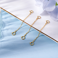 3 шт. удлинитель цепи из стерлингового серебра&nbsp;STER-BBC0006-76G