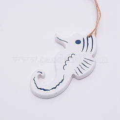 Мдф доска подвесные украшения&nbsp;HJEW-WH0014-20B