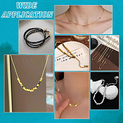 60 шт. 3-х цветные бусины из нержавеющей стали 201&nbsp;STAS-UN0052-73