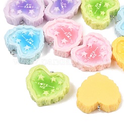 Непрозрачные подвески из искусственной смолы&nbsp;RESI-P049-05P-M