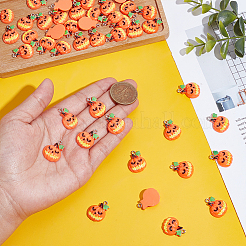 50 шт. подвески из непрозрачной смолы на тему Хэллоуина&nbsp;RESI-HY0001-32