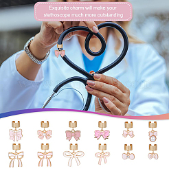 12 шт. подвеска-стетоскоп из эмалевого сплава&nbsp;HJEW-OC00197