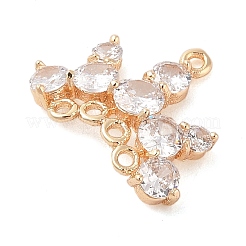 Звенья компонентов люстры из латуни из прозрачного стекла&nbsp;KK-S388-19G