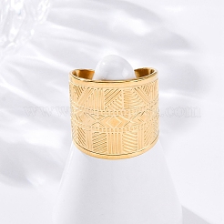 Кольца-манжеты из нержавеющей стали 304 для женщин&nbsp;RJEW-F175-02G-03