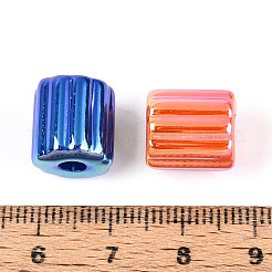 Непрозрачные акриловые бусины с УФ-покрытием&nbsp;OACR-N153-14