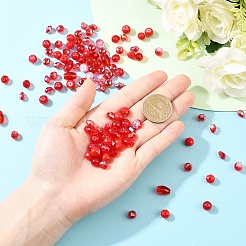 260шт 10 вида стеклянных бусин&nbsp;DGLA-YW0001-65