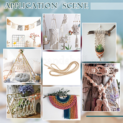 85м хлопковый плетеный шнур&nbsp;OCOR-WH0036-74D