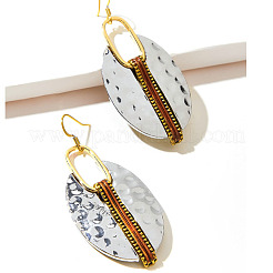 Овальные серьги-подвески из сплава&nbsp;FS-WG1DD9E-01