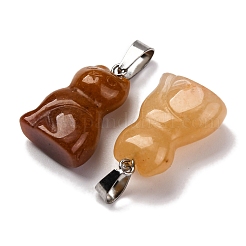 Натуральный топаз нефрита подвески&nbsp;G-B127-08P-04