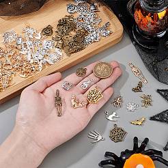 5 сумка 5 цвета стили тибетский стиль сплав подвески на тему Хэллоуина&nbsp;FIND-GA0007-95