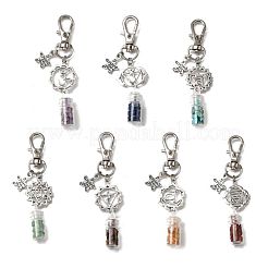 7 шт. подвесные украшения из сплава в тибетском стиле&nbsp;HJEW-JM04102