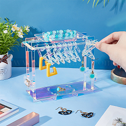 Непрозрачные акриловые подставки для серег&nbsp;EDIS-WH0035-19C