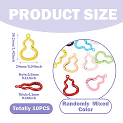 10 шт. окрашенных распылением пружинных затворных колец&nbsp;FIND-TA0008-87