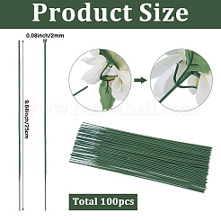 100шт железный стержень для цветка&nbsp;AJEW-SP0003-73B