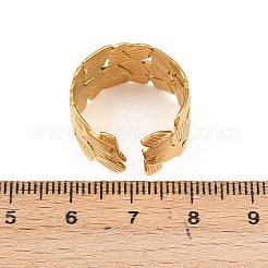 Открытые кольца манжеты из нержавеющей стали 304&nbsp;RJEW-Z125-01G