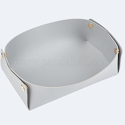 Складная корзина для хранения из искусственной кожи&nbsp;AJEW-WH20010-62C