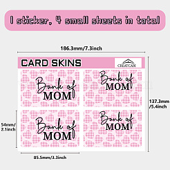 ПВХ пластиковые водонепроницаемые наклейки для карт&nbsp;DIY-WH0432-168