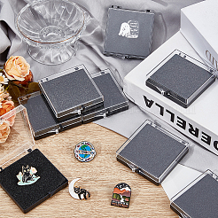 Пластиковая подарочная коробка для хранения бейджей&nbsp;LS-CON-WH0099-06C