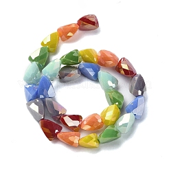 Стеклянные бусины с гальваническим покрытием &nbsp;EGLA-C004-02