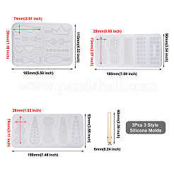 3 шт. 3 силиконовые Молды&nbsp;DIY-BG0001-20