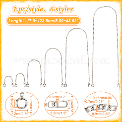 Железная кабельная цепочка для кошелька&nbsp;AJEW-AB00082-02