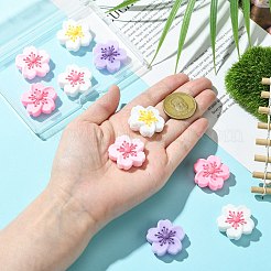 10шт 5 цвета силиконовые бусины&nbsp;SIL-CJ0003-17