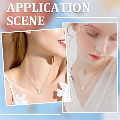 10 шт. латунные подвески с микропаве из прозрачного кубического циркония в форме капли&nbsp;KK-BBC0020-47