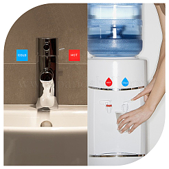 12шт 6 стиля акриловые публичные знаки&nbsp;AJEW-CP0007-37