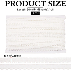 Плоский полиэстеровый широкий эластичный шнур&nbsp;OCOR-WH0100-22B