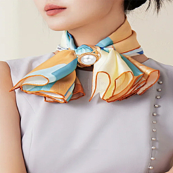 3 шт. 3 стиля пластиковое кольцо-пряжка для шарфа с имитацией жемчуга&nbsp;AJEW-LP0010-61