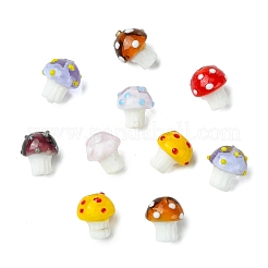 14шт 7 цвета бусины с эмалью лэмпворк ручной работы&nbsp;LAMP-CJ0002-87