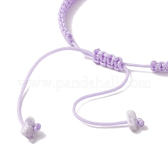 Регулируемые плетеные браслеты из натуральных камней для женщин&nbsp;BJEW-JB10997-02