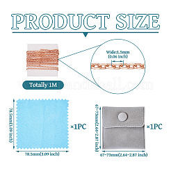 Серебряные цепочки длиной 1 метр.&nbsp;STER-TA0001-27RG-01