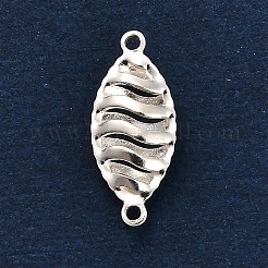 925 подвеска-подвеска из стерлингового серебра с полым коннектором 3D&nbsp;STER-F058-02S-02