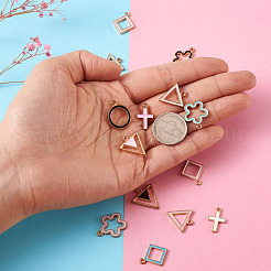 Подвески из эмали и сплава&nbsp;ENAM-TA0002-05G