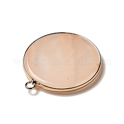 Натуральные розовые авантюрные подвески&nbsp;G-A213-01G-03