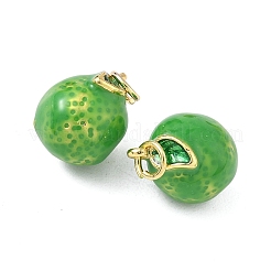 Латунь эмаль подвески&nbsp;KK-L256-44G-06