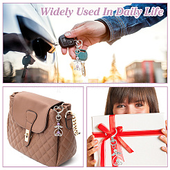 1 комплект подвесок-ангелов из стеклянного жемчуга&nbsp;KEYC-BC0001-16