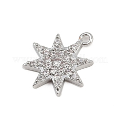 Латунные микро проложить кубического циркония подвески&nbsp;KK-S339-01P