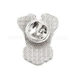 Эмалированная булавка с латунными защелками-бабочками&nbsp;LS-JEWB-A006-02C