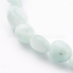 Браслеты из натурального ларимара из бисера&nbsp;X-BJEW-JB05929-02