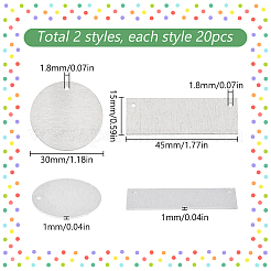 40шт. 2-х стилевые алюминиевые подвески FIND-SC0010-22