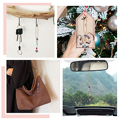 6 шт. 6 стиля бусины ручной работы в технике лэмпворк подвесное украшение&nbsp;HJEW-AR00015