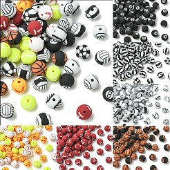 60шт бусины из полимерной глины ручной работы&nbsp;CLAY-YW0002-41A