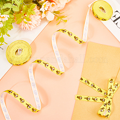 Полиэстеровые ленты с принтом пчел&nbsp;SRIB-WH20020-018E