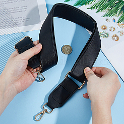 Регулируемые ремни для сумок из искусственной кожи с застежками из цинкового сплава&nbsp;FIND-WH0126-837A